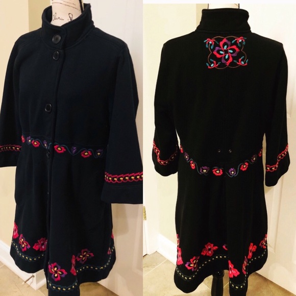 Johnny Was Jackets & Blazers - Johnny Was Embellished Coat ✨